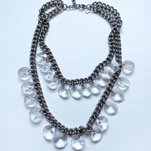 STELLA & Dot silver chain Necklace